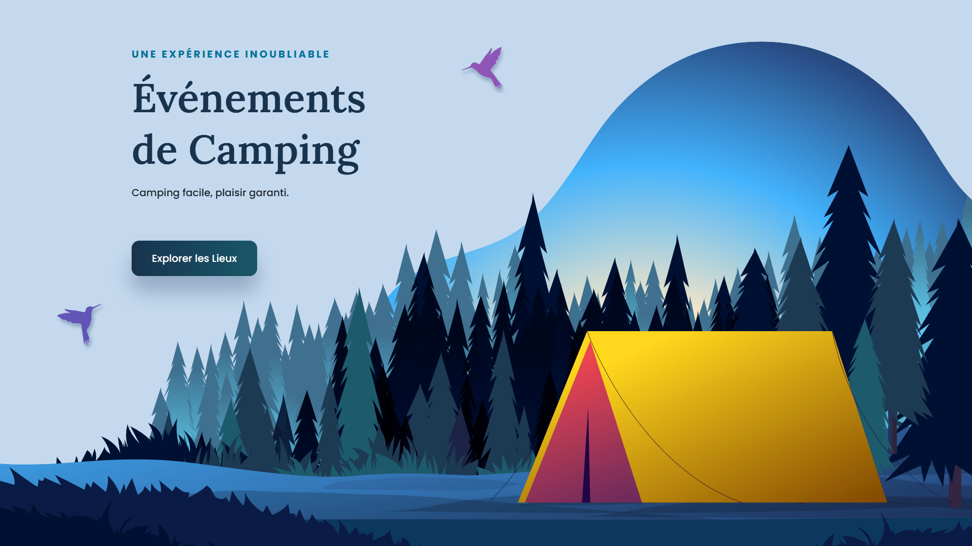 Événements Camping