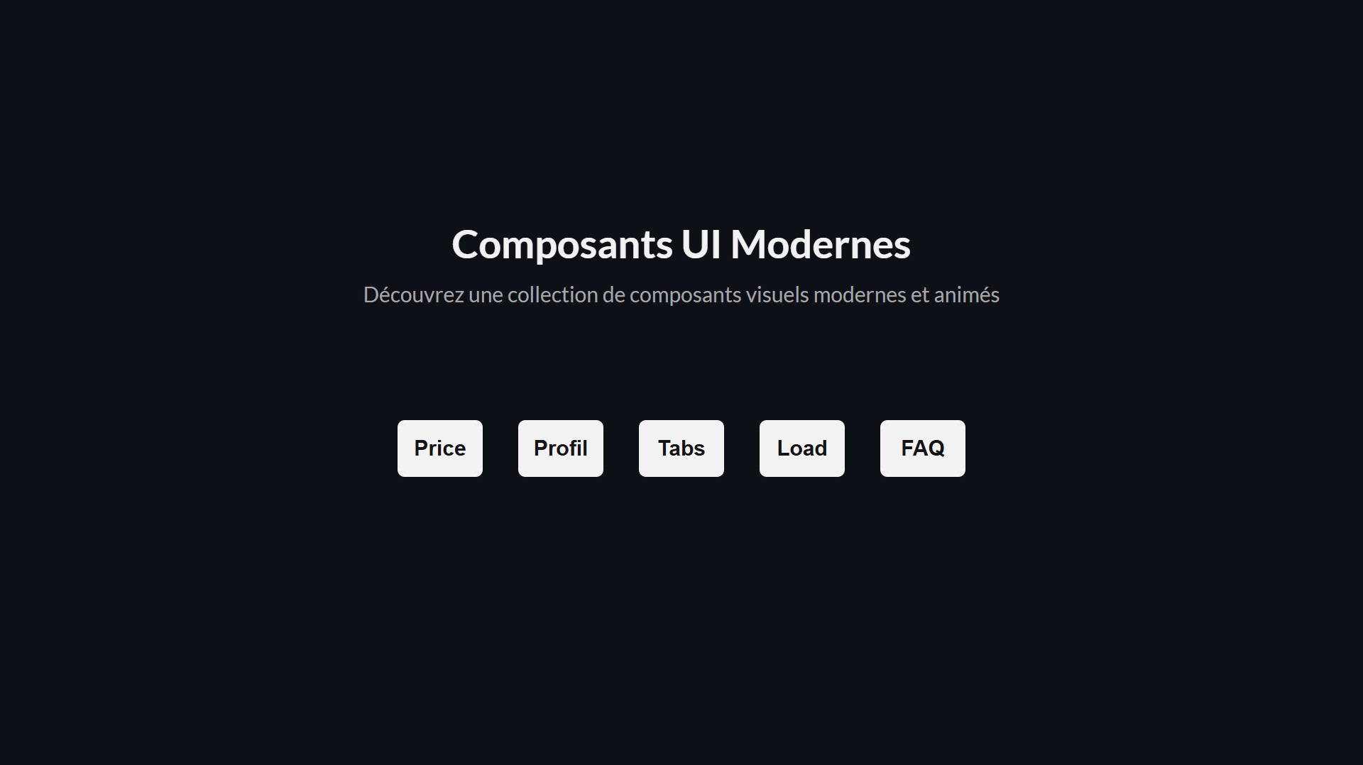 UI Modernes